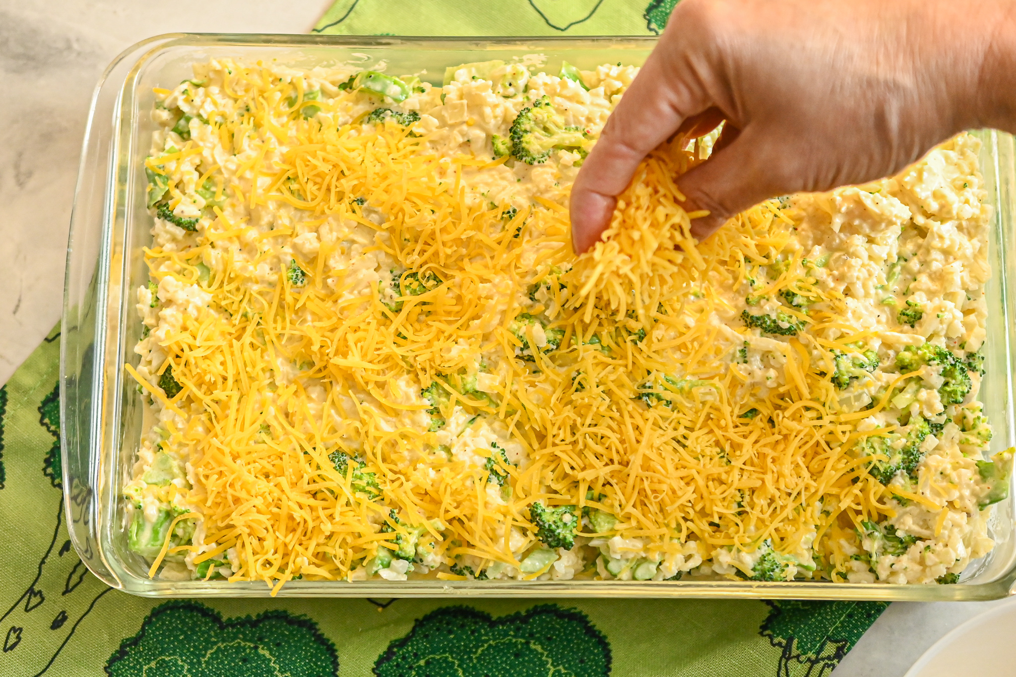 Keto Broccoli Cauliflower Rice Casserole · Fittoserve Group