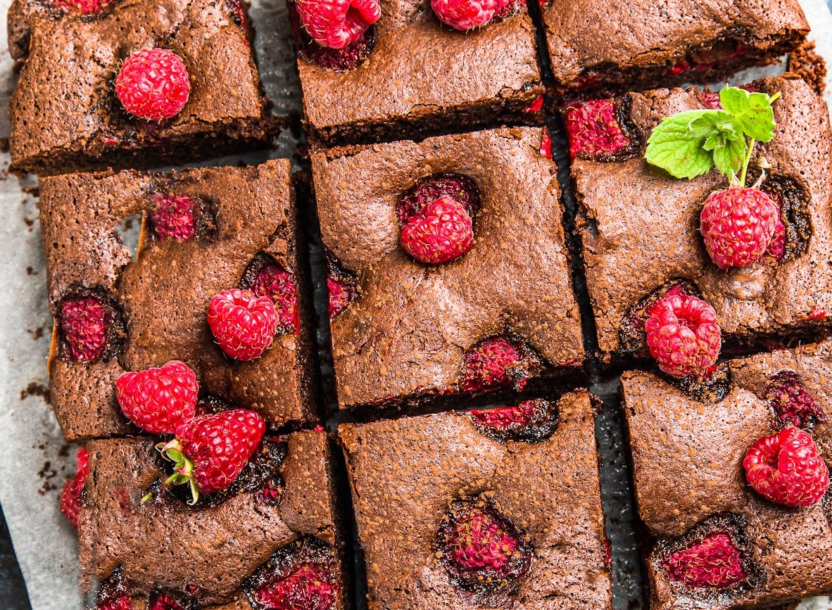 Keto Raspberry Brownies · Fittoserve Group