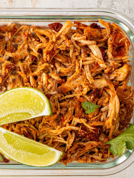 Keto Mexican shredded chicken