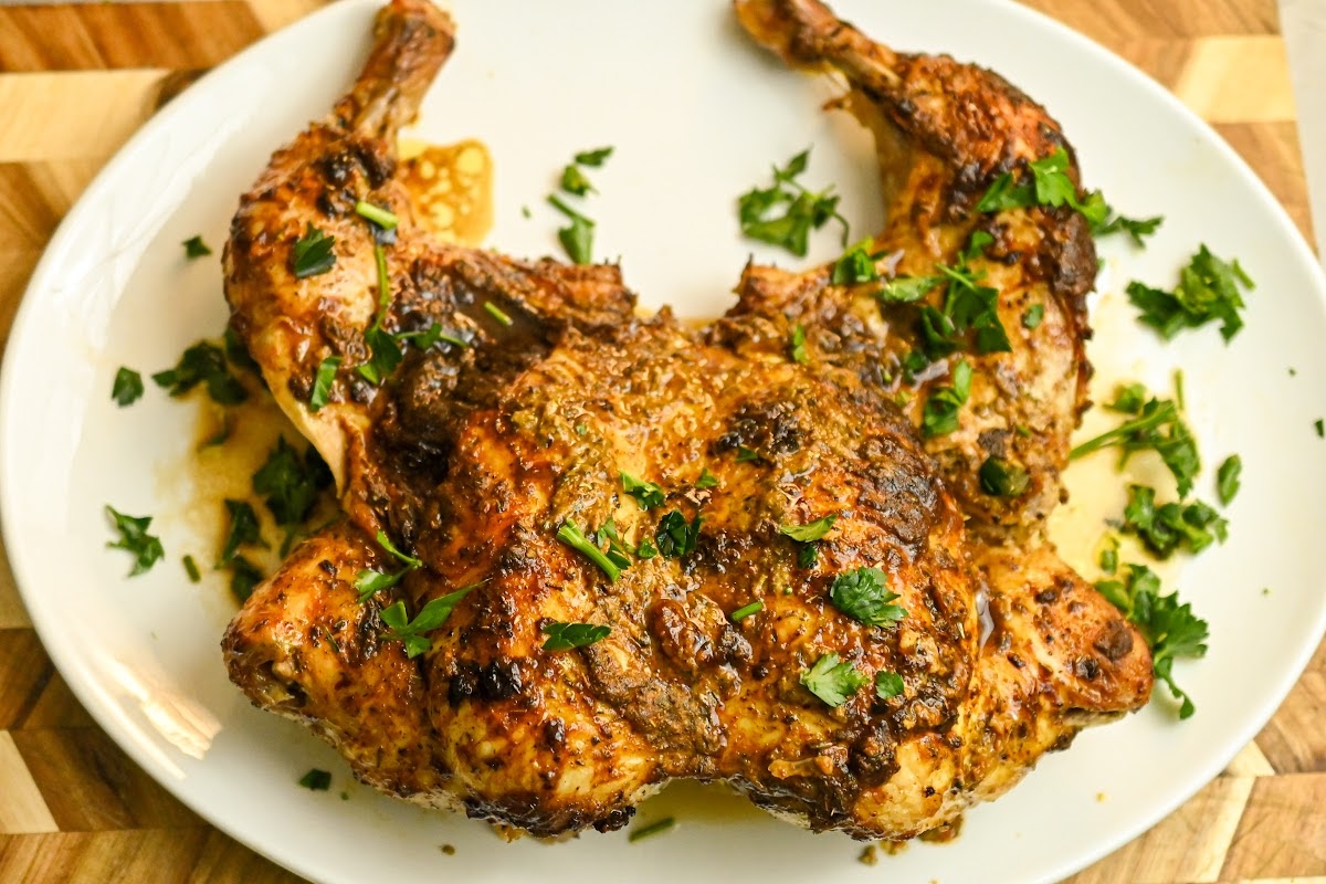 Keto Spatchcock Chicken