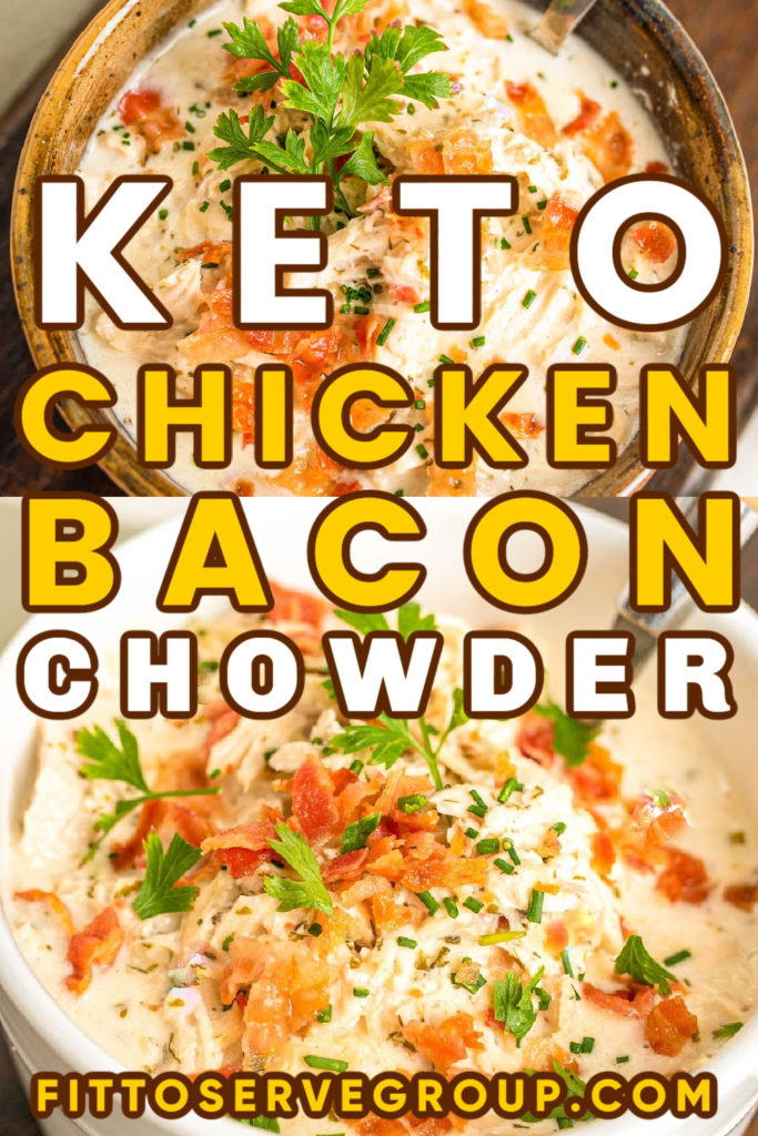 Keto Chicken Bacon Chowder · Fittoserve Group