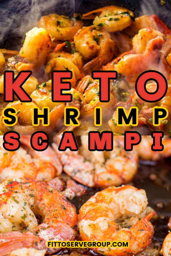 Keto shrimp scampi