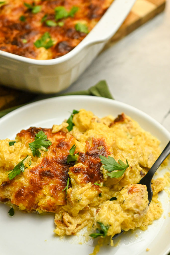 Keto Chicken Alfredo Casserole · Fittoserve Group