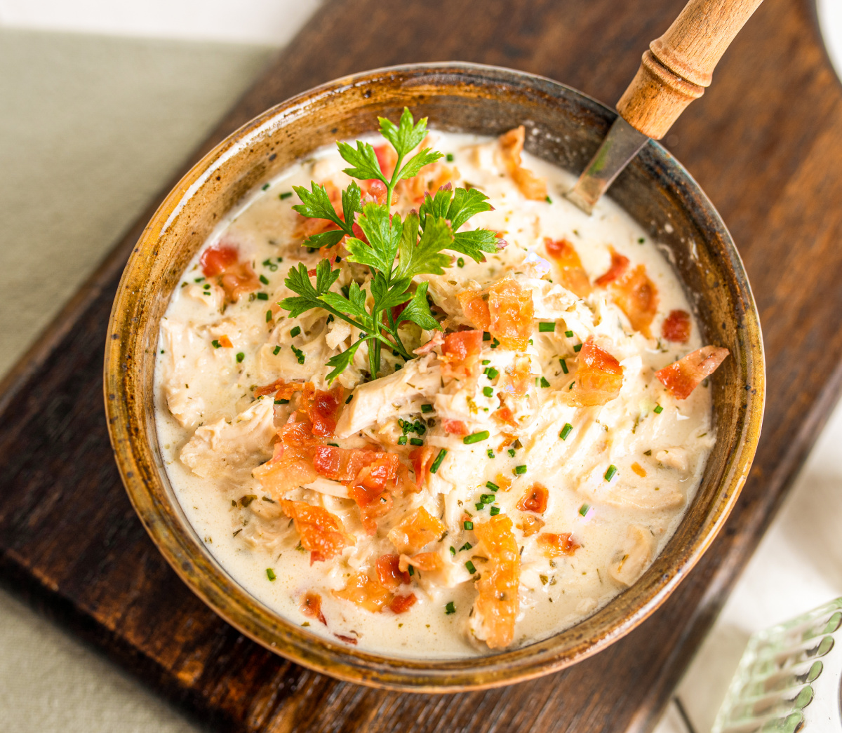 Keto Chicken Bacon Chowder · Fittoserve Group