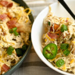 keto crack chicken served