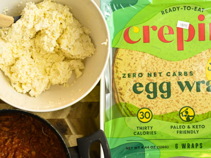 keto friendly Crepini cauliflower wraps