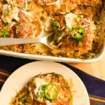 keto friendly green chicken enchiladas