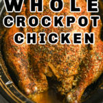 low carb whole crockpot chicken recipe