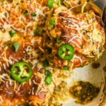 Keto Green Chicken Enchiladas (Crepini) Cover Image