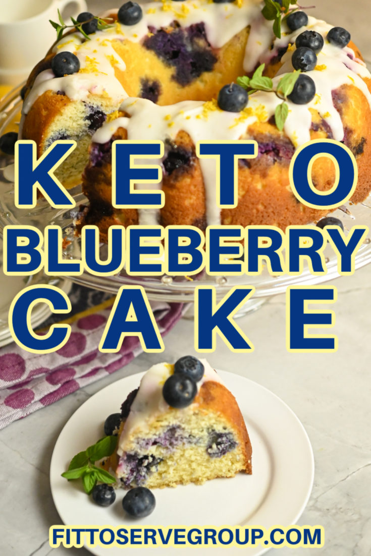 Keto Blueberry Cake