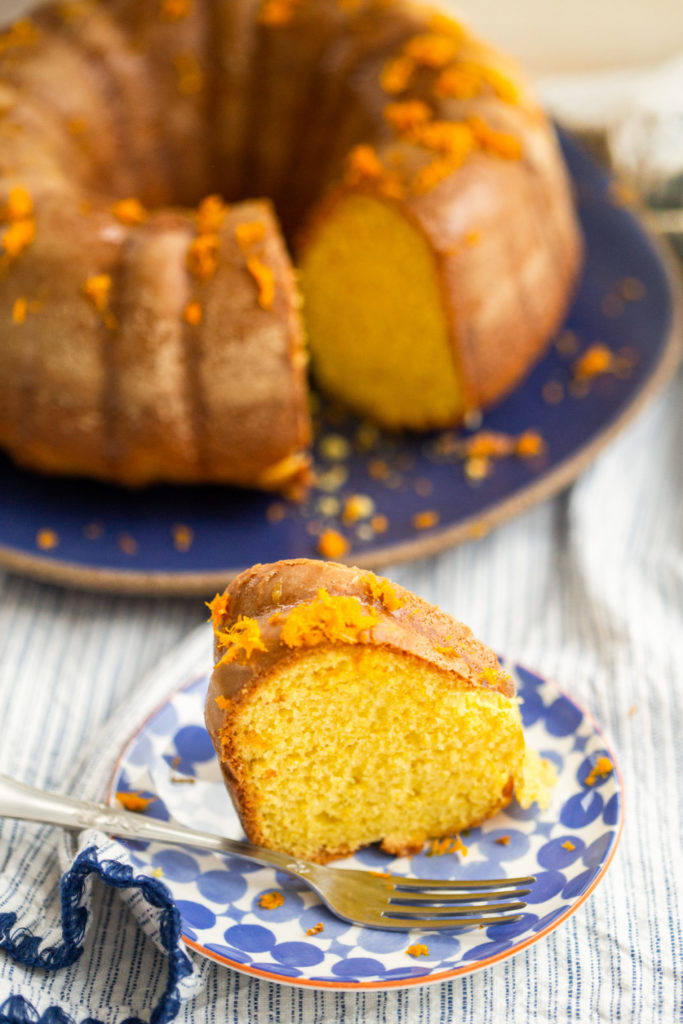 Keto-friendly whole orange cake