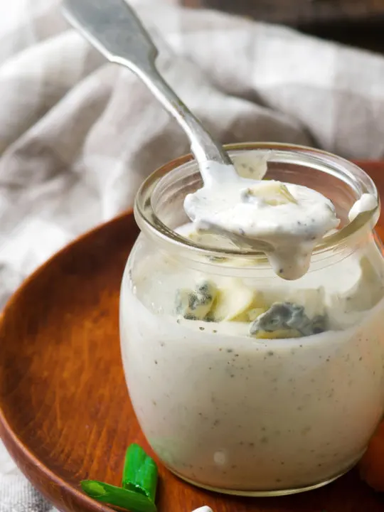 homemade blue cheese dressing