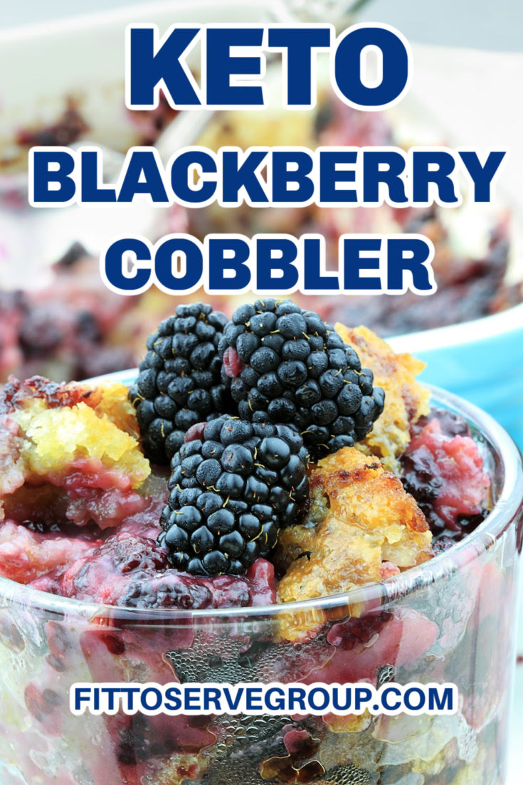 Keto Blackberry Cobbler