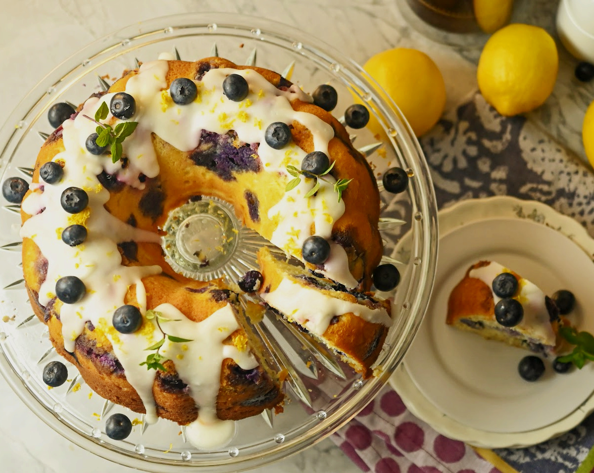 Keto Blueberry Cake