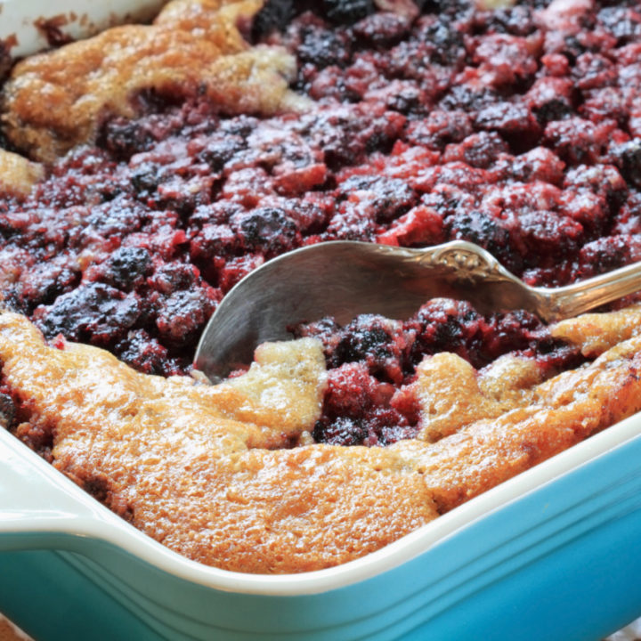 Keto Blueberry Cobbler