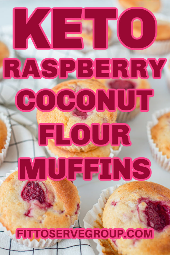 Keto Raspberry Coconut Flour Muffins · Fittoserve Group