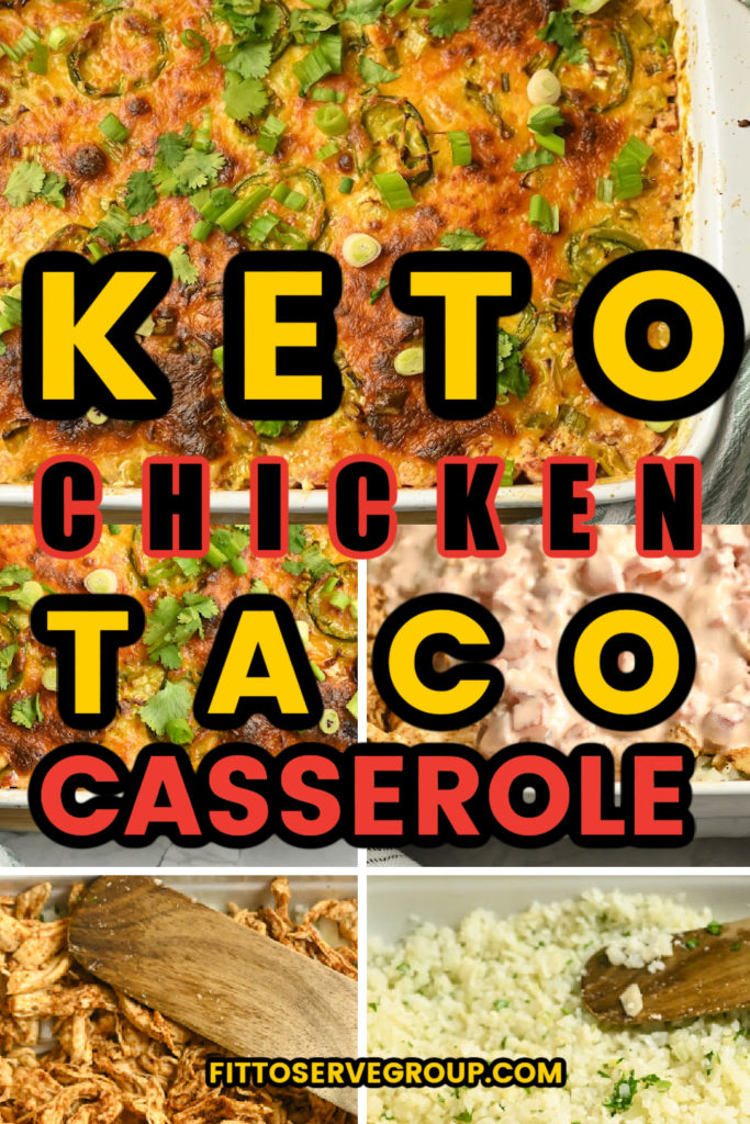 Best Keto Chicken Taco Casserole