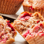 Keto Strawberry Rhubarb Muffins Story Poster Image