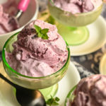 keto blackberry ice cream featured image