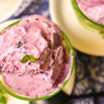 keto blueberry ice cream featured image