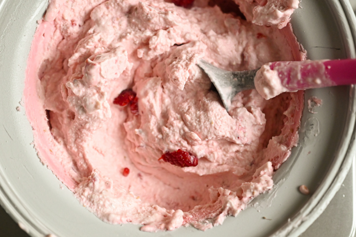 Keto Raspberry Ice Cream Recipe · Fittoserve Group