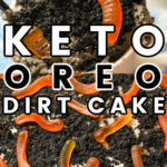 Keto Oreo dirt cake Pinterest pin
