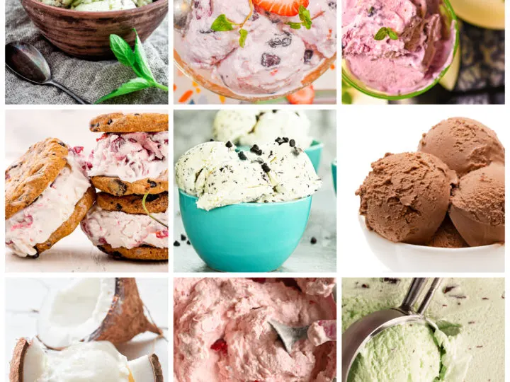keto ice cream recipes featured image