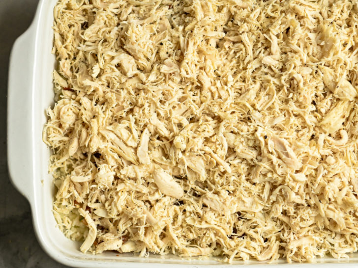 shredded chicken breasts