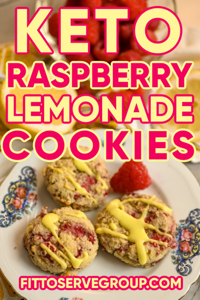 Keto Raspberry Lemonade Cookies