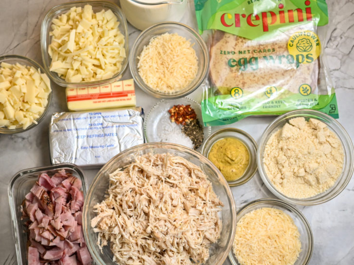 Low carb cordon bleu lasagna ingredients