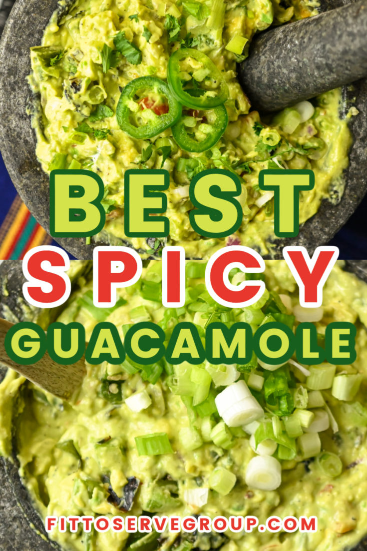 Spicy guacamole recipe
