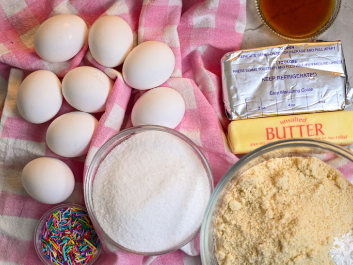 keto Birthday Cake ingredients