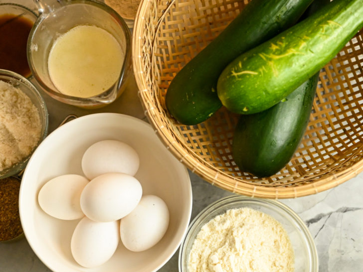 keto zucchini bread ingredients