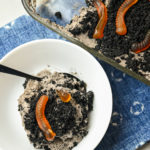 sugar-free oreo dirt cake served
