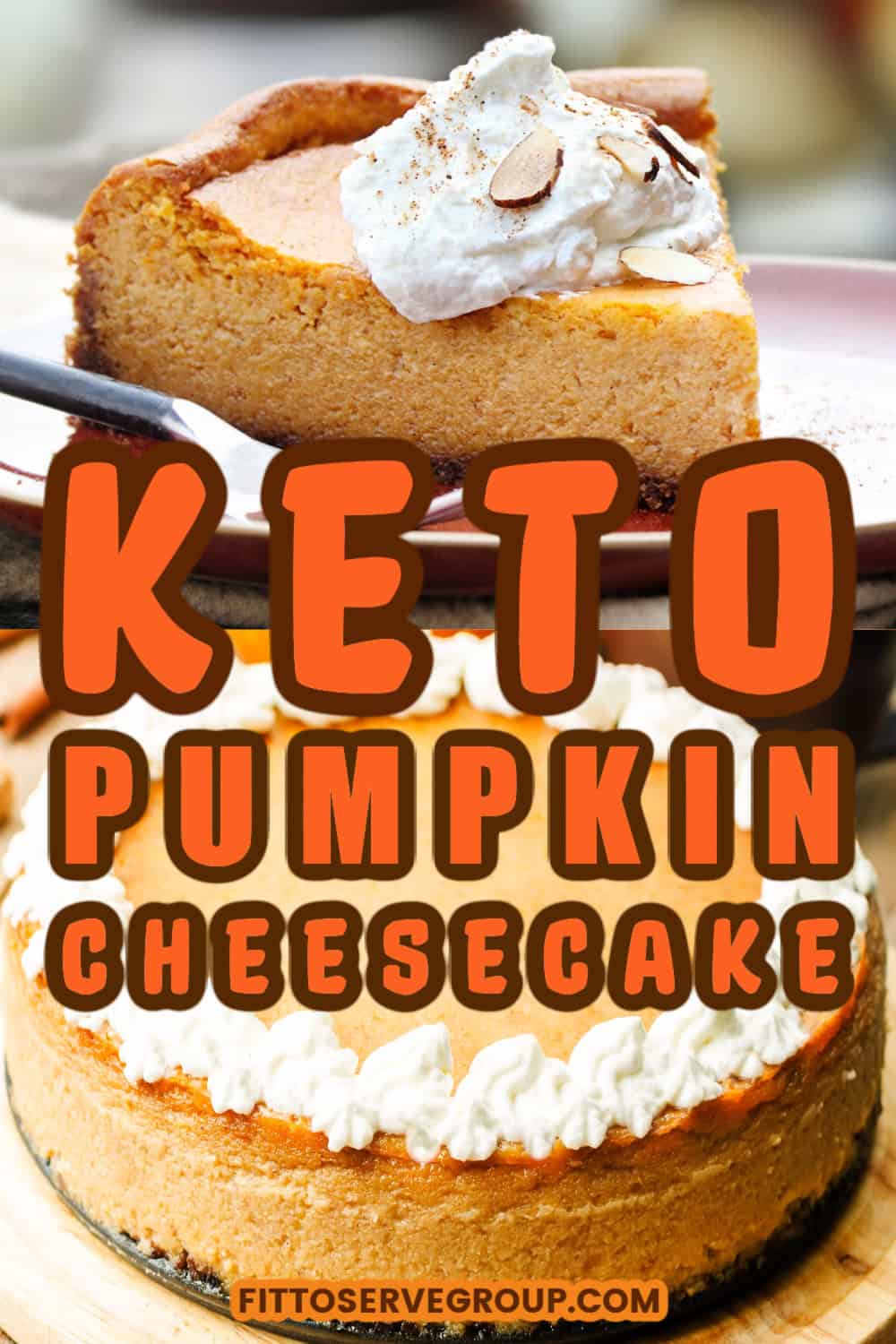 Keto Pumpkin Cheesecake Pie, Sugar Free And Gluten Free