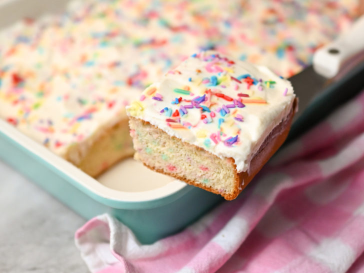 Keto coconut flour funfetti birthday cake