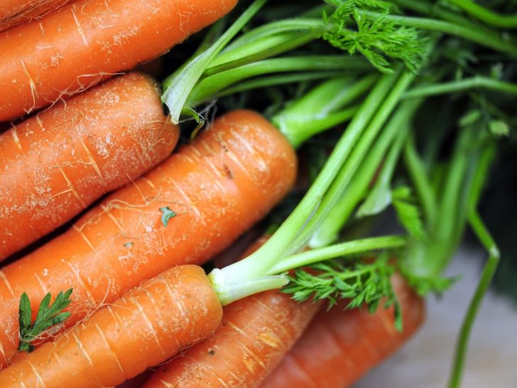 close up image of carrots