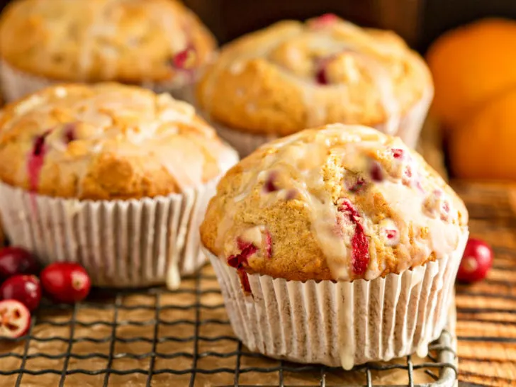 keto-cranberry-muffins-with-orange-icing