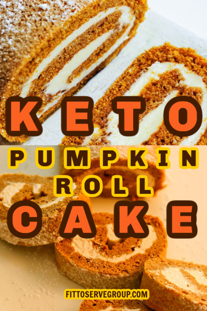 keto gluten-free pumpkin roll cake
