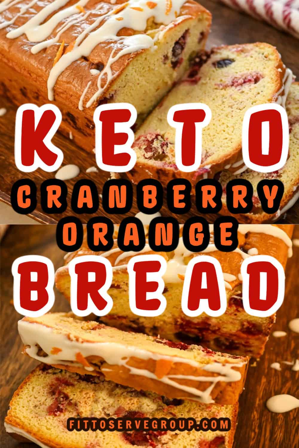 Keto cranberry orange bread gluten-free & easy