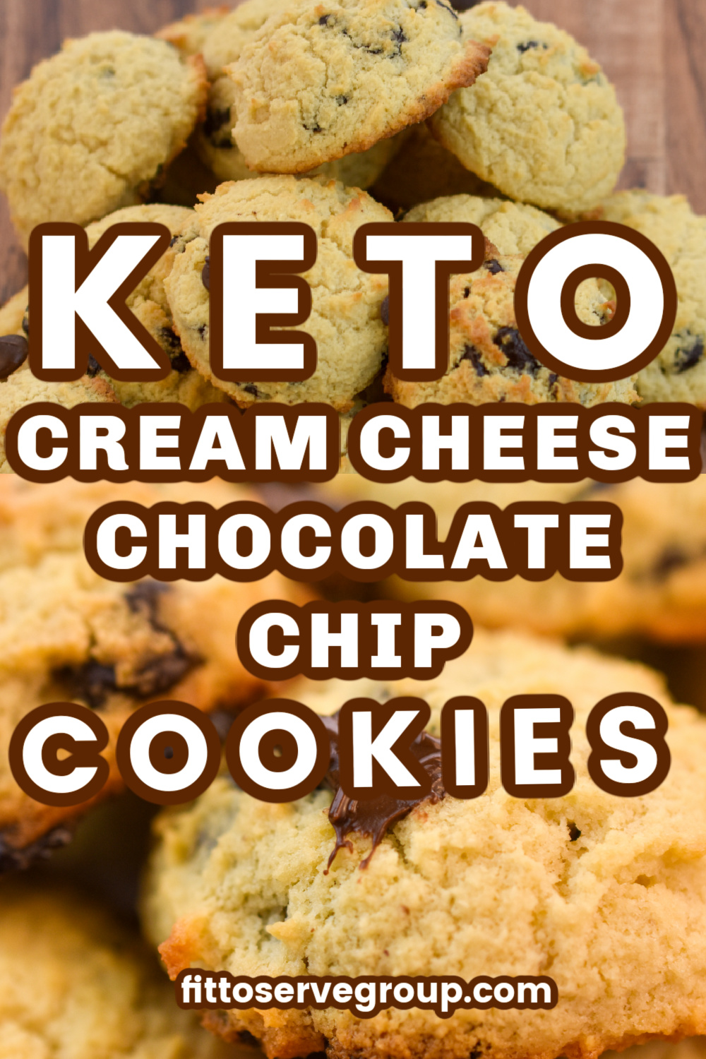 Keto Cream Cheese Chocolate Chip Cookies · Fittoserve Group