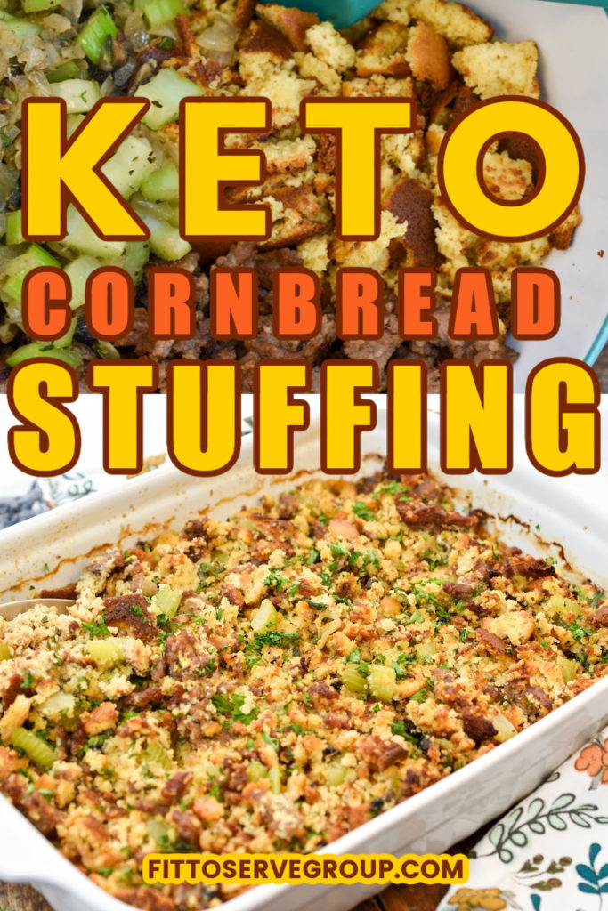 Keto Cornbread Stuffing, Gluten-Free