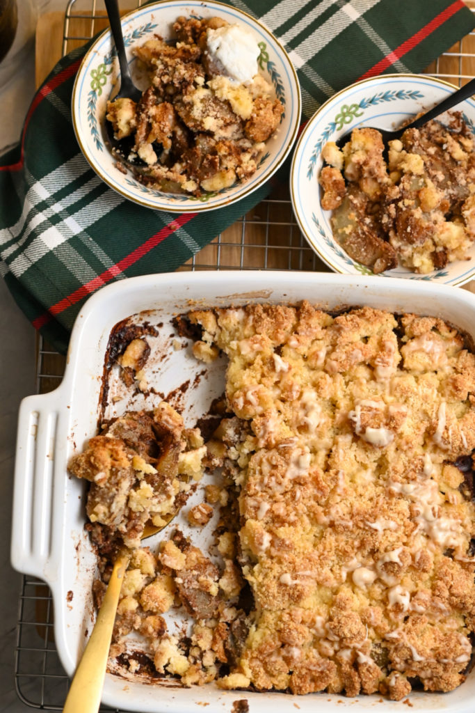 low carb mock apple cobbler