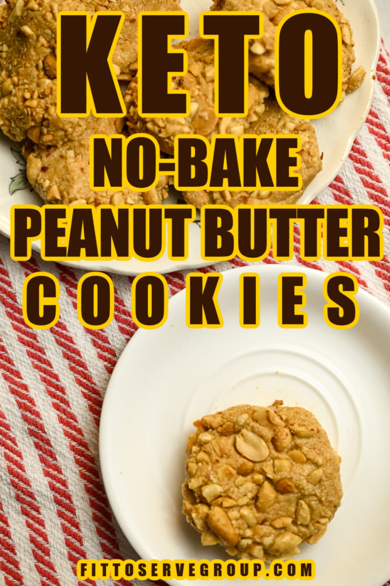 Keto NoBake Peanut Butter Cookies · Fittoserve Group