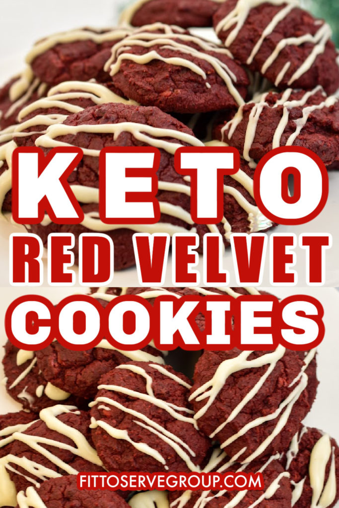 Keto Red Velvet Cookies