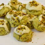 low carb pistachio cookies made with coconut flour