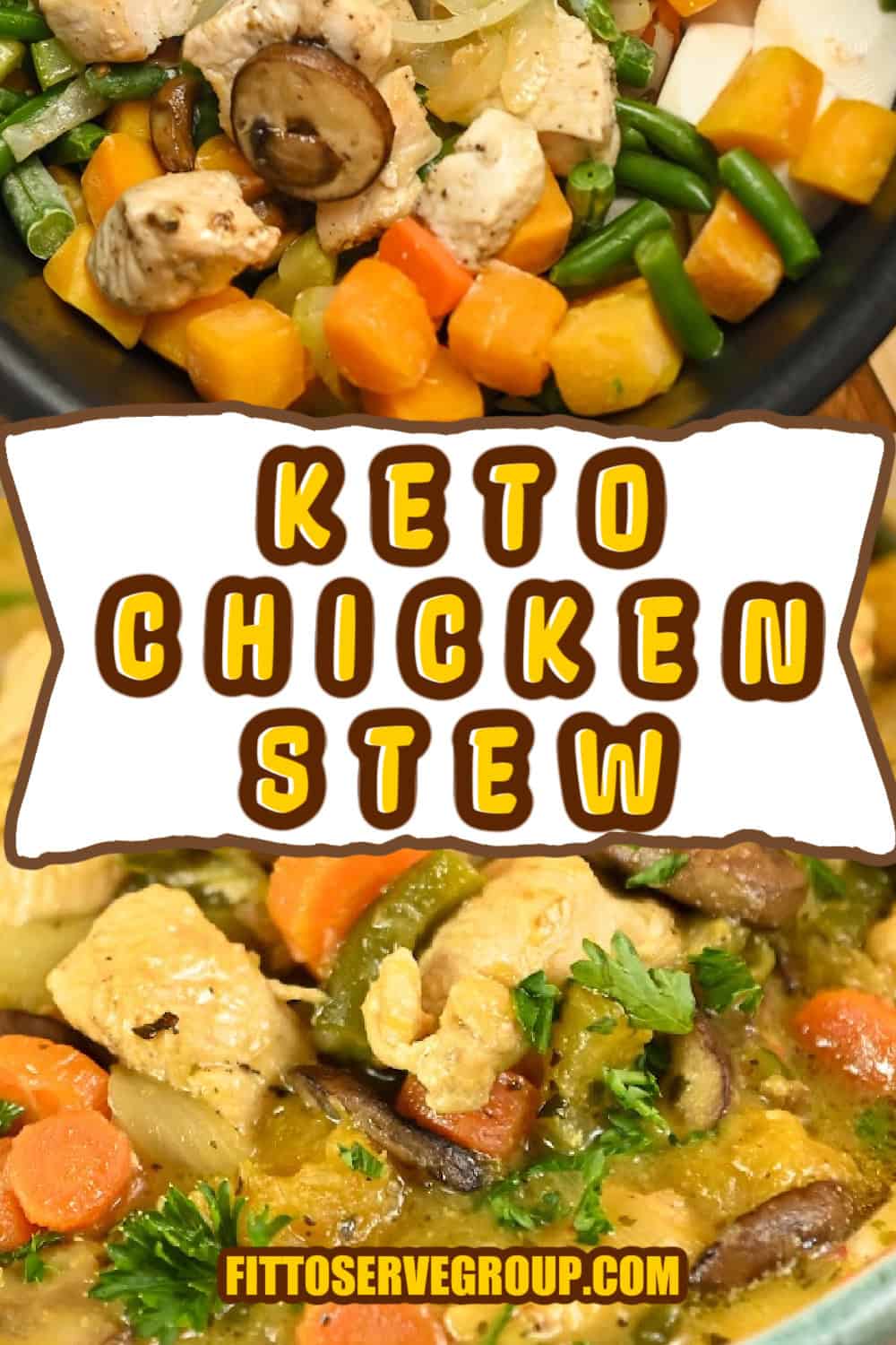 Keto Chicken Stew Without Potatoes