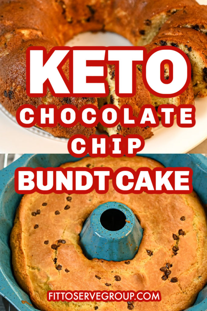 Keto-friendly chocolate chip bundt cake