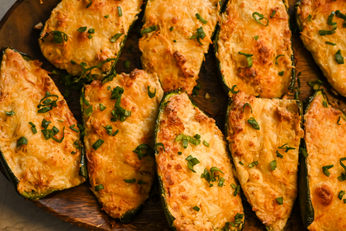 Three Cheese Stuffed Poblano Peppers (Keto) · Fittoserve Group