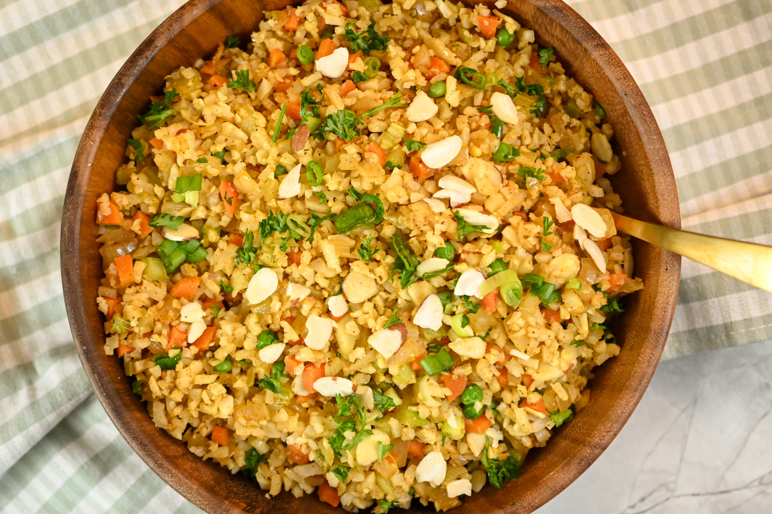 Cauliflower Rice Pilaf (Keto) · Fittoserve Group